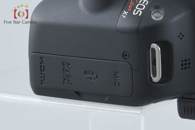 【中古】Canon キヤノン EOS Kiss X7 ブラック デジタル一眼レフカメラ シャッター回数僅少