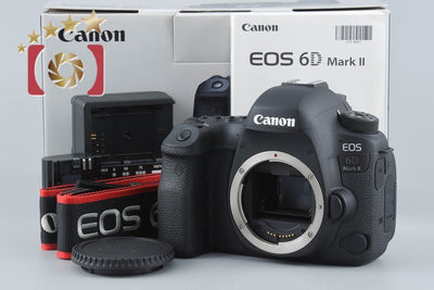【中古】Canon キヤノン EOS 6D Mark II デジタル一眼レフカメラ シャッター回数僅少 元箱付き