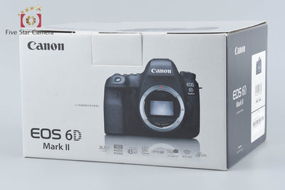 【中古】Canon キヤノン EOS 6D Mark II デジタル一眼レフカメラ シャッター回数僅少 元箱付き