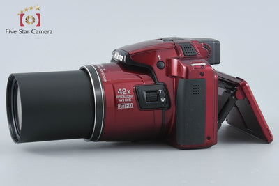 【中古】Nikon ニコン COOLPIX P510 レッド コンパクトデジタルカメラ