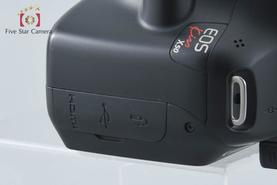 【中古】Canon キヤノン EOS Kiss X50 ブラック デジタル一眼レフカメラ