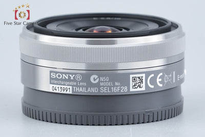 【中古】SONY ソニー E 16mm f/2.8 SEL16F28