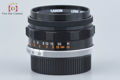 【中古】Canon キヤノン 35mm f/2 L39 ライカスクリューマウント