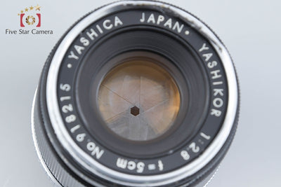【中古】YASHICA ヤシカ YASHIKOR 50mm f/2.8