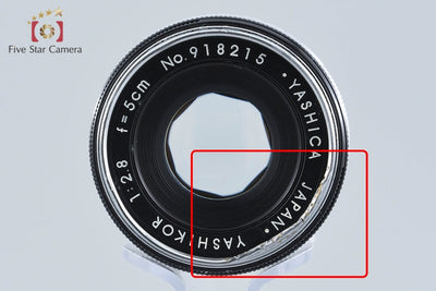 【中古】YASHICA ヤシカ YASHIKOR 50mm f/2.8