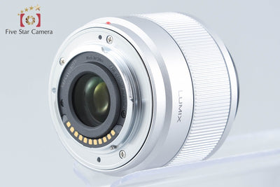 【中古】Panasonic パナソニック LUMIX G 25mm f/1.7 ASPH. H-H025 シルバー