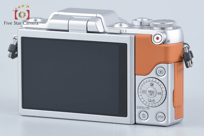 【中古】Panasonic パナソニック LUMIX DMC-GF7 ダブルズームレンズキット ブラウン シャッター回数僅少 元箱付き
