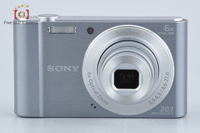 【中古】SONY ソニー Cyber-shot DSC-W810 シルバー デジタルスチルカメラ 元箱付き