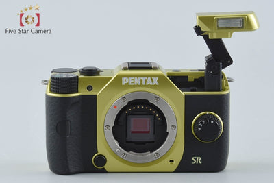 【中古】PENTAX ペンタックス Q7 ズームレンズキット イエローグリーン シャッター回数僅少