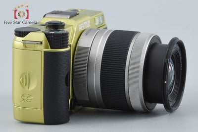 【中古】PENTAX ペンタックス Q7 ズームレンズキット イエローグリーン シャッター回数僅少