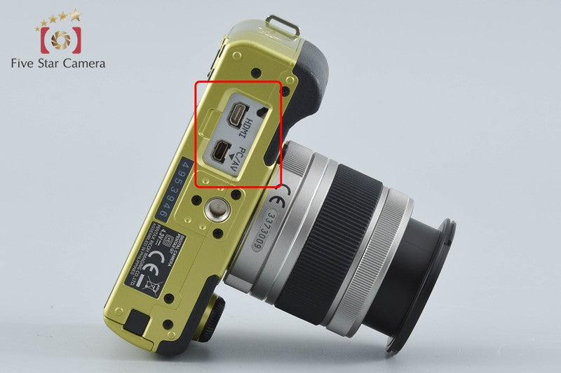 中古】PENTAX ペンタックス Q7 ズームレンズキット イエローグリーン