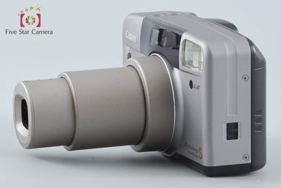【中古】Canon キヤノン Autoboy S PANORAMA グレージュチタン コンパクトフィルムカメラ