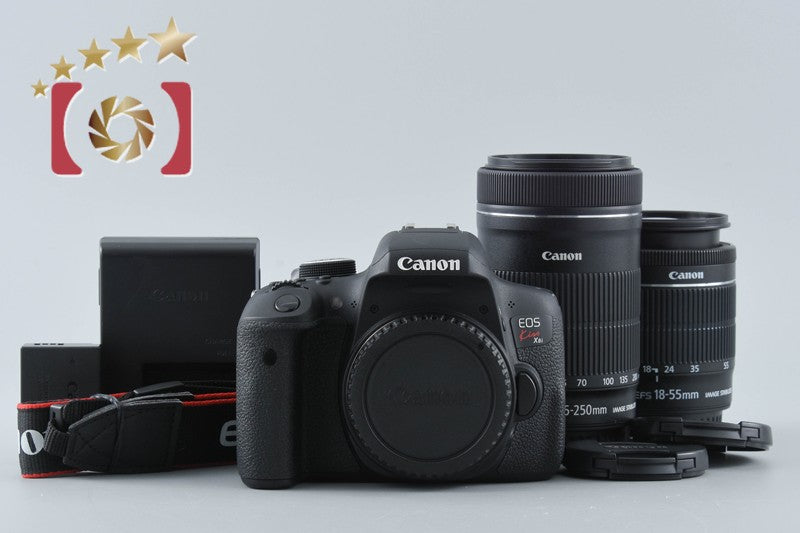 【中古】Canon キヤノン EOS Kiss X8i ダブルズームキット