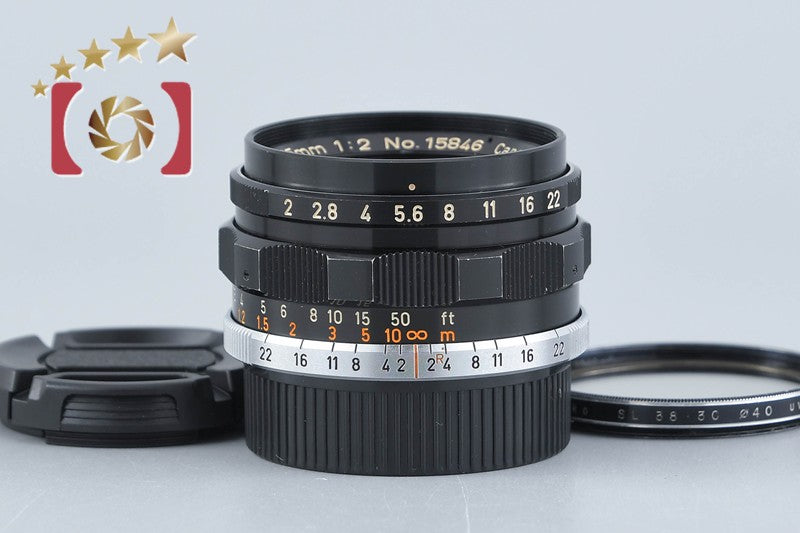【中古】Canon キヤノン 35mm f/2 L39 ライカスクリューマウント