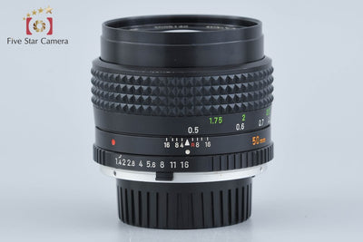 【中古】MINOLTA ミノルタ MC ROKKOR-PG 50mm f/1.4