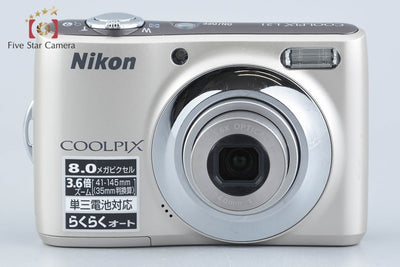 【中古】Nikon ニコン COOLPIX L21 シルバー コンパクトデジタルカメラ