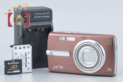 【中古】OLYMPUS オリンパス μ780 モカブラウン コンパクトデジタルカメラ