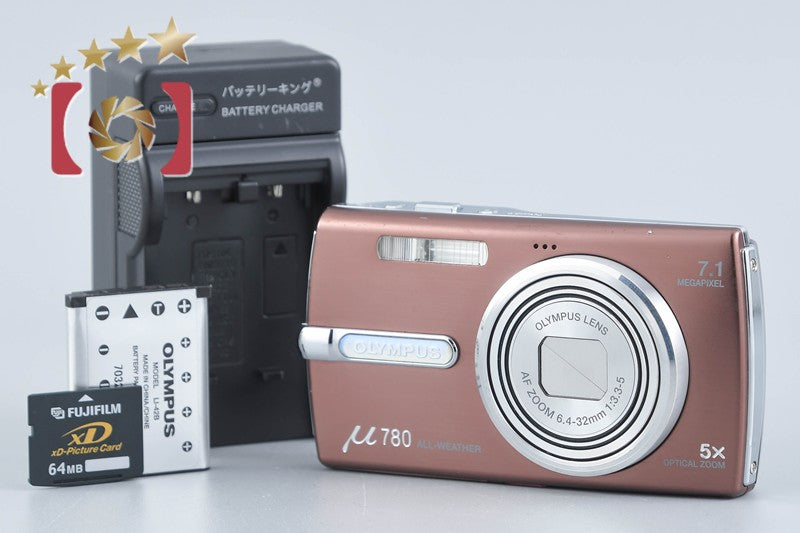 【中古】OLYMPUS オリンパス μ780 モカブラウン コンパクトデジタルカメラ
