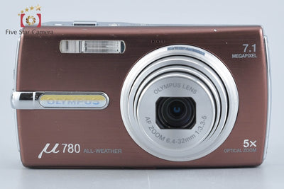 【中古】OLYMPUS オリンパス μ780 モカブラウン コンパクトデジタルカメラ