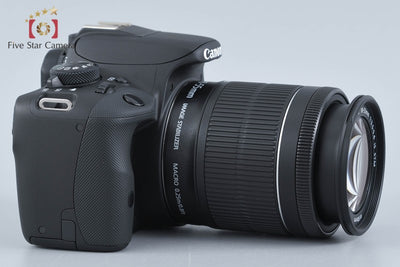 【中古】Canon キヤノン EOS Kiss X7 EF-S 18-55mm IS STM レンズキット ブラック シャッター回数僅少 元箱付き