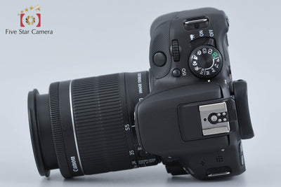 【中古】Canon キヤノン EOS Kiss X7 EF-S 18-55mm IS STM レンズキット ブラック シャッター回数僅少 元箱付き