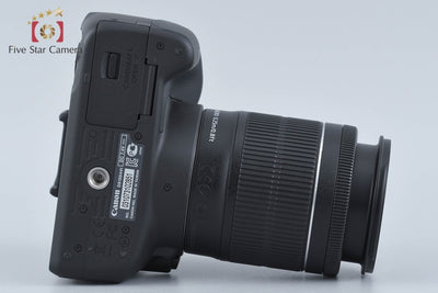 【中古】Canon キヤノン EOS Kiss X7 EF-S 18-55mm IS STM レンズキット ブラック シャッター回数僅少 元箱付き