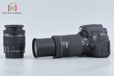 【中古】Canon キヤノン EOS Kiss X8i ダブルズームキット シャッター回数僅少