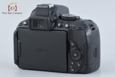 【中古】Nikon ニコン D5300 18-55 VR II レンズキット ブラック シャッター回数僅少 元箱付き