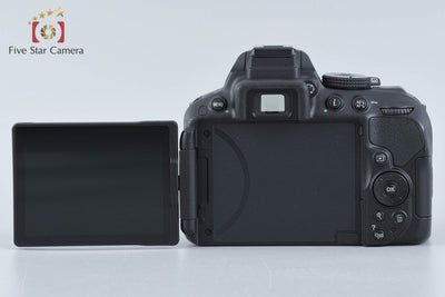 【中古】Nikon ニコン D5300 18-55 VR II レンズキット ブラック シャッター回数僅少 元箱付き