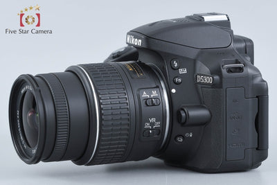 【中古】Nikon ニコン D5300 18-55 VR II レンズキット ブラック シャッター回数僅少 元箱付き