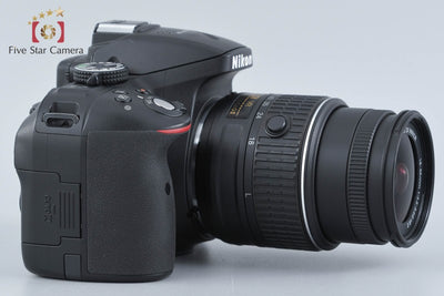 【中古】Nikon ニコン D5300 18-55 VR II レンズキット ブラック シャッター回数僅少 元箱付き