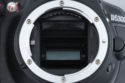 【中古】Nikon ニコン D5300 18-55 VR II レンズキット ブラック シャッター回数僅少 元箱付き