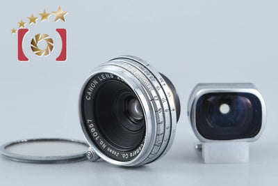 【中古】Canon キヤノン 25mm f/3.5 専用ビューファインダー付属 ライカスクリューマウント