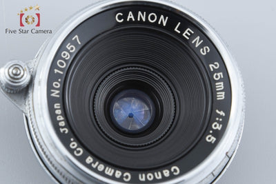 【中古】Canon キヤノン 25mm f/3.5 専用ビューファインダー付属 ライカスクリューマウント