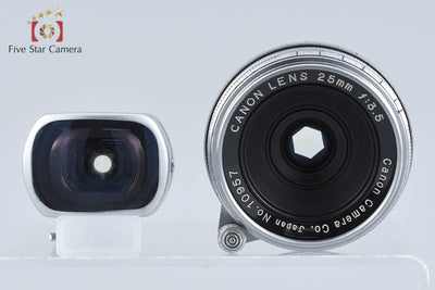 【中古】Canon キヤノン 25mm f/3.5 専用ビューファインダー付属 ライカスクリューマウント