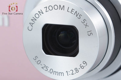 【中古】Canon キヤノン PowerShot A2400 IS ピンク コンパクトデジタルカメラ
