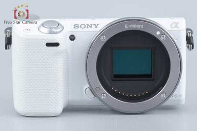 【中古】SONY ソニー α NEX-5R パワーズームレンズキット ホワイト シャッター回数僅少 元箱付き