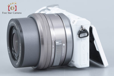 【中古】SONY ソニー α NEX-5R パワーズームレンズキット ホワイト シャッター回数僅少 元箱付き