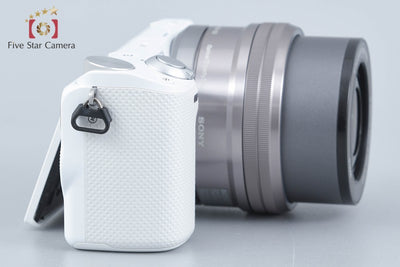 【中古】SONY ソニー α NEX-5R パワーズームレンズキット ホワイト シャッター回数僅少 元箱付き