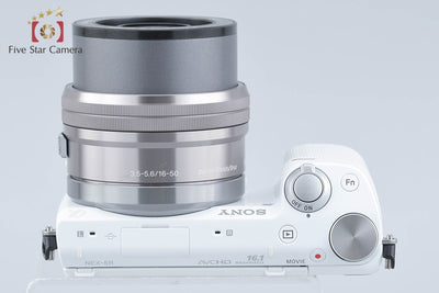 【中古】SONY ソニー α NEX-5R パワーズームレンズキット ホワイト シャッター回数僅少 元箱付き