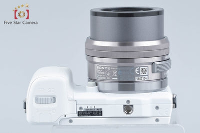 【中古】SONY ソニー α NEX-5R パワーズームレンズキット ホワイト シャッター回数僅少 元箱付き