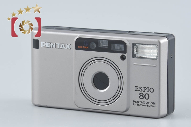 【中古】PENTAX ペンタックス ESPIO 80 シルバー コンパクトフィルムカメラ