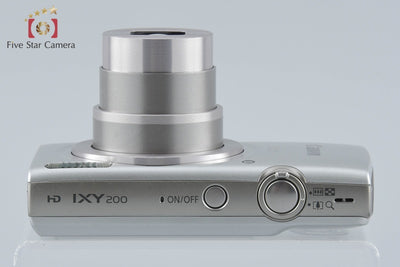 【中古】Canon キヤノン IXY 200 シルバー コンパクトデジタルカメラ