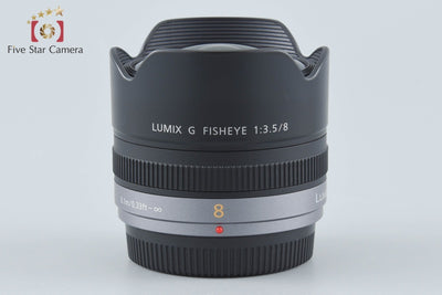 【中古】Panasonic パナソニック LUMIX G FISHEYE 8mm f/3.5 H-F008 元箱付き
