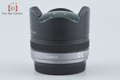 【中古】Panasonic パナソニック LUMIX G FISHEYE 8mm f/3.5 H-F008 元箱付き