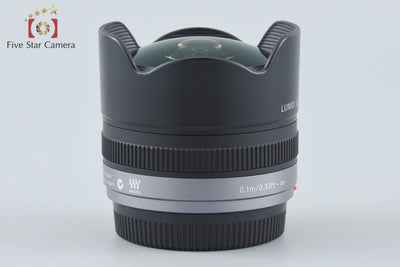 【中古】Panasonic パナソニック LUMIX G FISHEYE 8mm f/3.5 H-F008 元箱付き