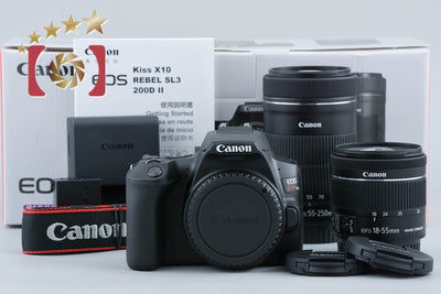【中古】Canon キヤノン EOS Kiss X10 ダブルズームキット シャッター回数僅少 元箱付き