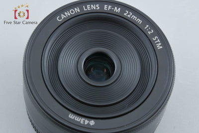 【中古】Canon キヤノン EF-M 22mm f/2 STM ブラック