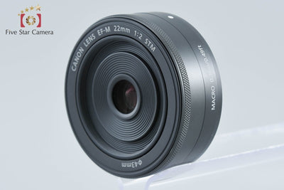 【中古】Canon キヤノン EF-M 22mm f/2 STM ブラック