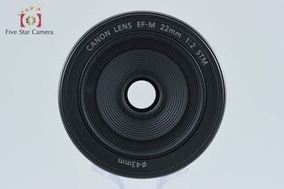 【中古】Canon キヤノン EF-M 22mm f/2 STM ブラック